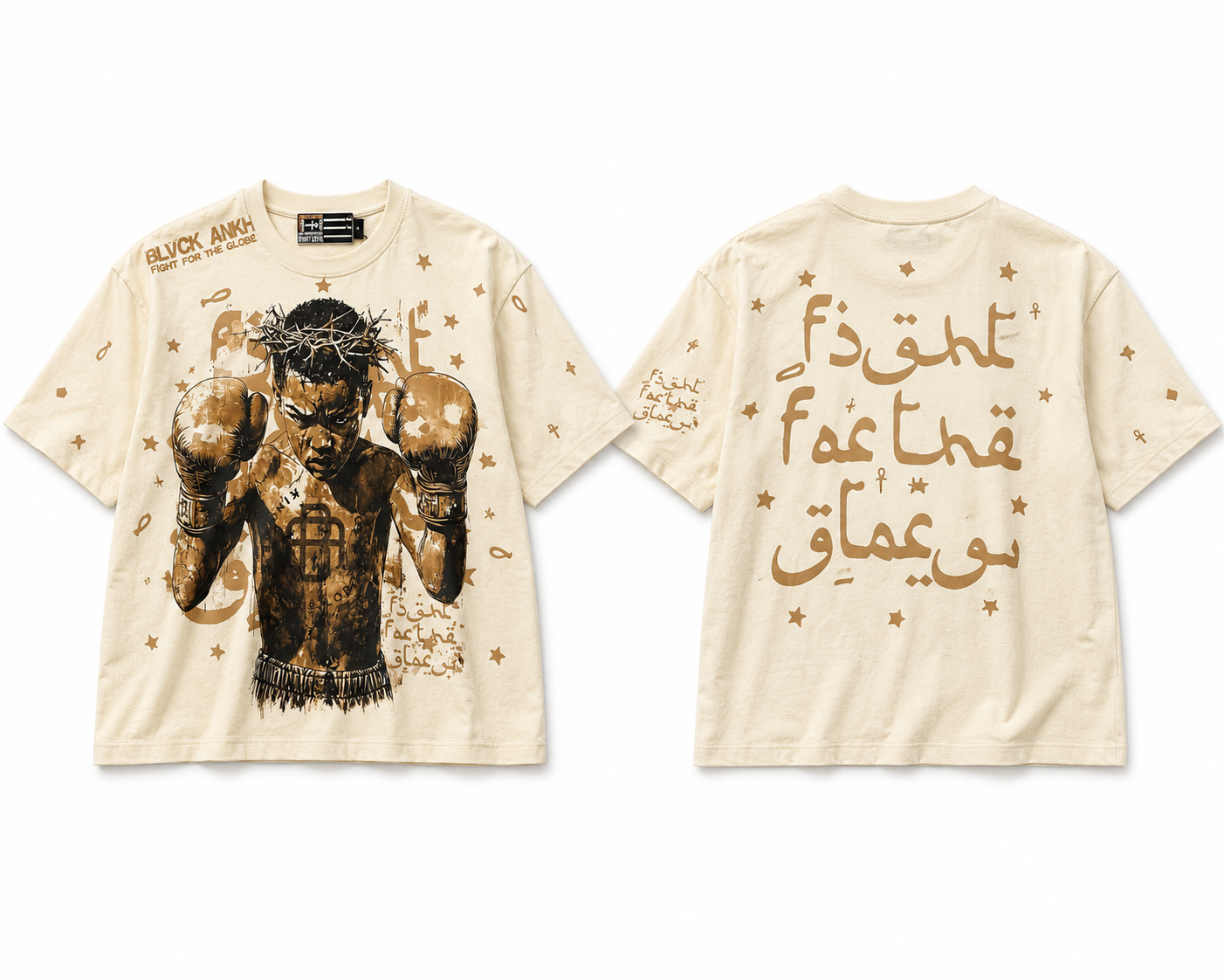 “Biblical Stories” Black Graphic Tee