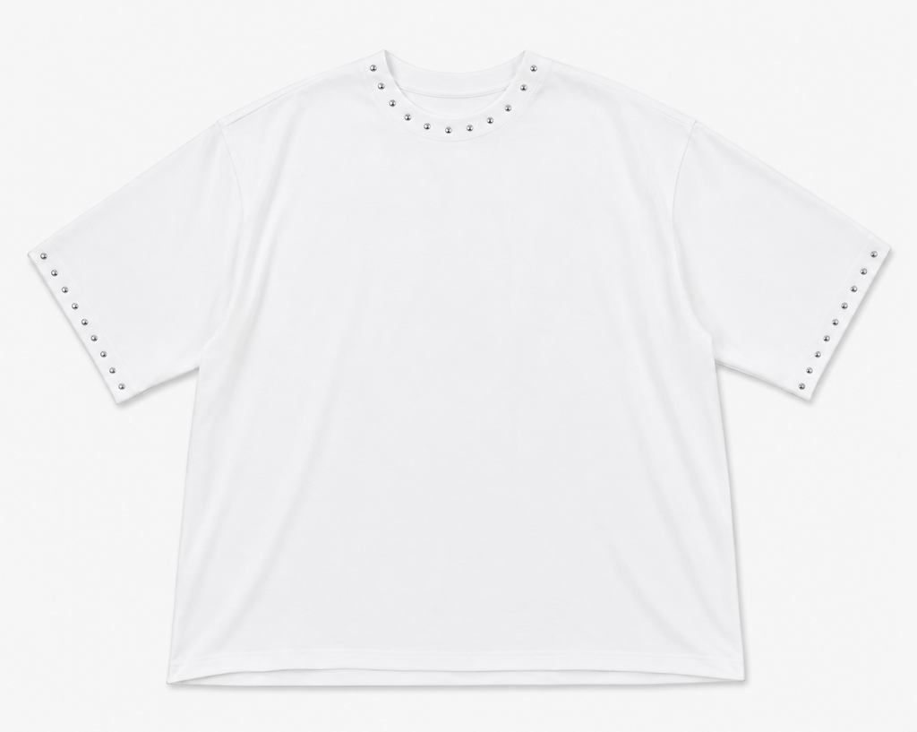 White & Black Blank Shirts